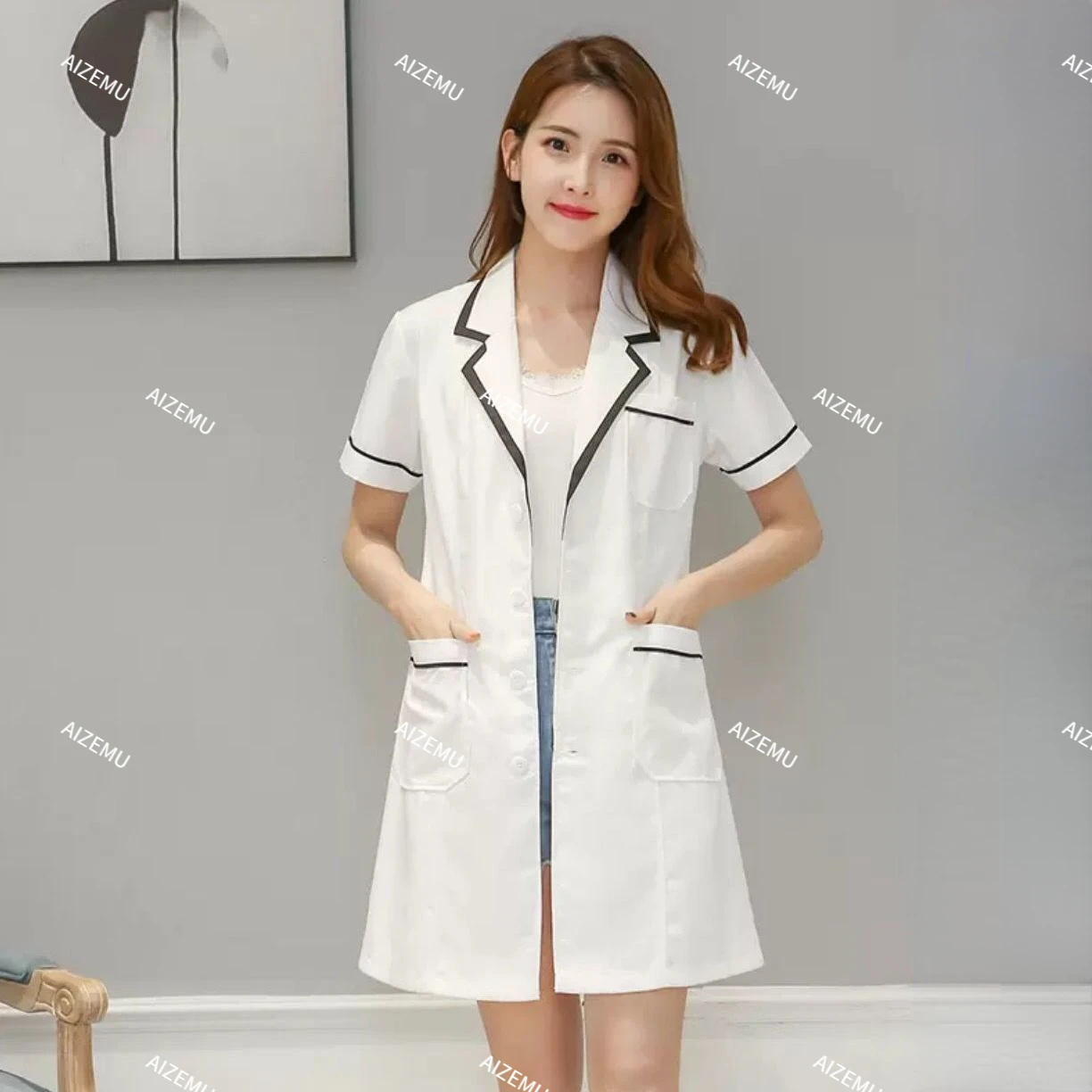 Medical Lab Management - Abito da donna spa uniforme di